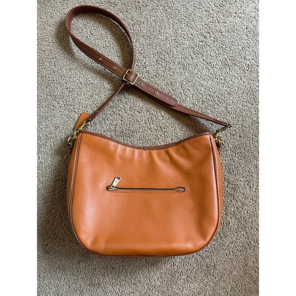 Coach Soft Tabby Hobo Bag Colorblock Brass/Canyon Rust Smooth Leather C6660 - Picture 3 of 16